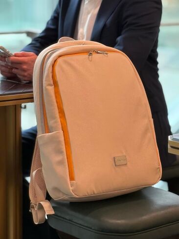 Lumos Laptop Backpack – Luxury Stylish Slim 20L Backpack for Work, Business, Travel, Casual – Ergonomic Comfort, Anti-Theft, Water Resistant, Reflective, Fits 16" Laptop, Gift for Men & Women in Saudi Arabia