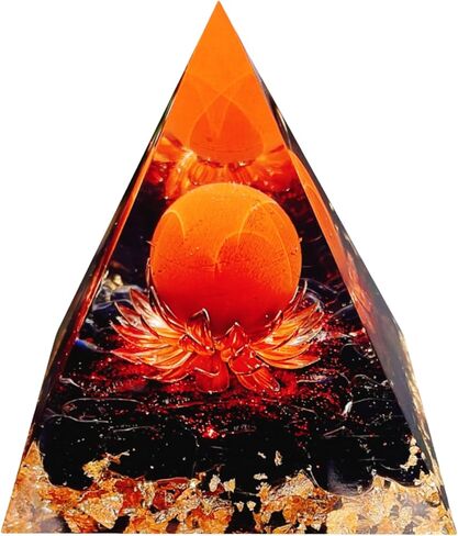 Crystal Column Orgonite Pyramid,Positive Energy Obsidian&White Quartz Orgone Crystal Healing Pyramids,for Reduce Stress, Balance Chakra,Meditation Attract Luck,Accumulate Wealth Health in Saudi Arabia