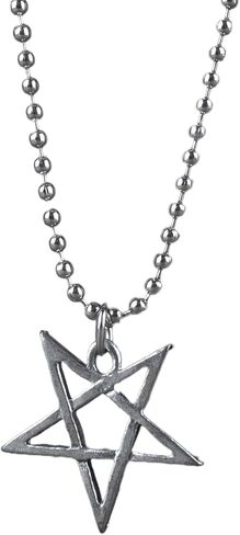 Pentacle Protection Necklace Perfect Gift for Witch Goth Pagan Jewelry in Silver Color Pentacle Pendant Wiccan Jewelry Witch Necklace as Pentacle Jewelry in Saudi Arabia