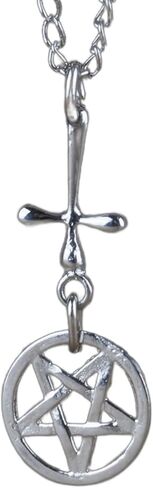 Pentacle Protection Necklace Perfect Gift for Witch Goth Pagan Jewelry in Silver Color Pentacle Pendant Wiccan Jewelry Witch Necklace as Pentacle Jewelry in Saudi Arabia