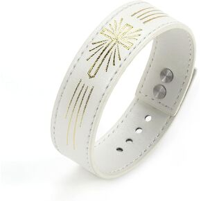 Christian Bracelet with Daily Bible Verse Leather Cross Bracelets for Women Men Inspirational Daily Bible Verse Bracelets with Tapping Phone Devotional Bracelet Christian Gifts in Saudi Arabia