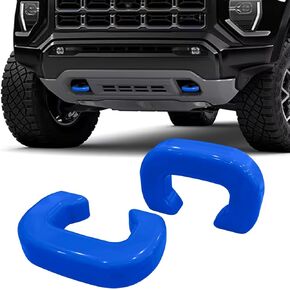 Tow Hook Covers Fit for GMC Sierra 1500 2019-2024, Blue Hitch Cover Front Customized Car Tow Hooks Compatible with GMC Sierra 1500 2019 2020 2021 2022 2023 2024 Blue in Kuwait