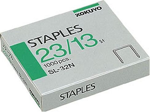 Kokuyo Staples No. 10 ، 5000pcs/box ، 0.20 "(5 مم) طول الساق ، 0.33" (8.4 مم) عرض التاج ، الصلب ، استيراد اليابان (SL-10-50N) in Saudi Arabia