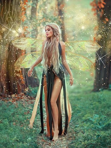 Dragonfly Wings for Adults Halloween Fairy Dragonfly Wings Costume Large Cosplay Wing Dress up Festive Party Favor in Kuwait