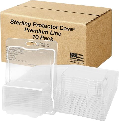 Sterling Protector Case Model 17403 Premium Line 60 Pack for Hot Wheels Premium Diecast, Fits Card Size 6.5 x 5.25 inches Durable Acid-Free Clear Storage Clamshell in Saudi Arabia