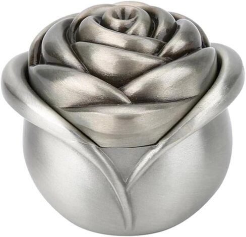 Vintage Jewelry Box with Flower Carving Elegant Storage Organizer for Rings Necklaces and Bracelets Personal Use in Saudi Arabia
