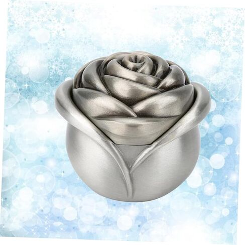 Vintage Jewelry Box with Flower Carving Elegant Storage Organizer for Rings Necklaces and Bracelets Personal Use in Saudi Arabia