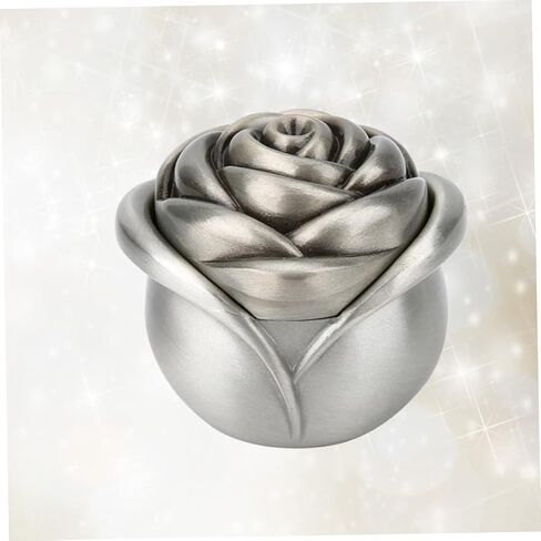 Vintage Jewelry Box with Flower Carving Elegant Storage Organizer for Rings Necklaces and Bracelets Personal Use in Saudi Arabia