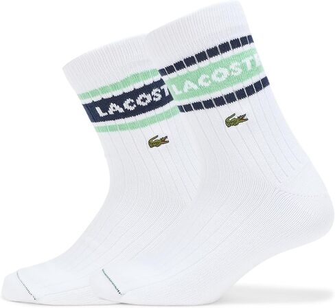 Lacoste Unisex 2-pack Ribbed Cotton Socks in Saudi Arabia