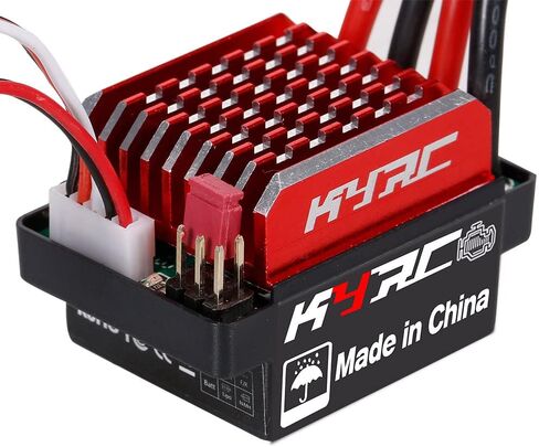 RC Car ESC ، 60A ESC Car ESC مرصعة بالفرشاة الكهربائية 6V/2A BEC استبدال 1/10 TRAX4-6 D90 HSP Redcat RC 4WD AXIAL SCX10 HPI DIY in Kuwait
