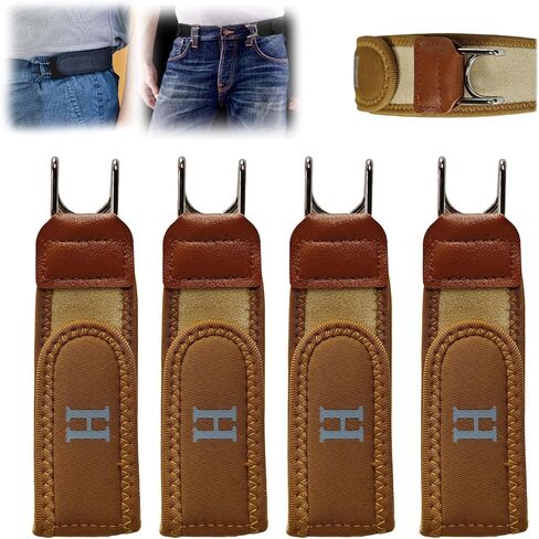 Tactical Metal Hook Elastic Belt，Buckleless Belt Hook，Adjustable Elastic Waistband With Hook-And-Loop Fastener in Saudi Arabia