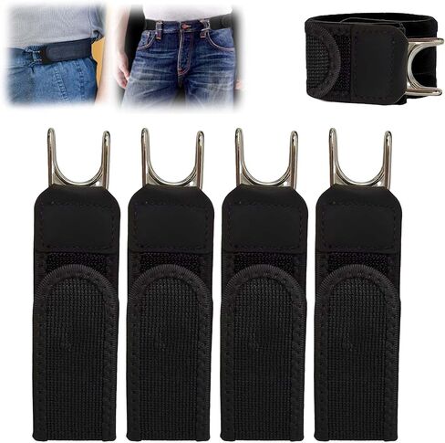 Tactical Metal Hook Elastic Belt，Buckleless Belt Hook，Adjustable Elastic Waistband With Hook-And-Loop Fastener in Saudi Arabia