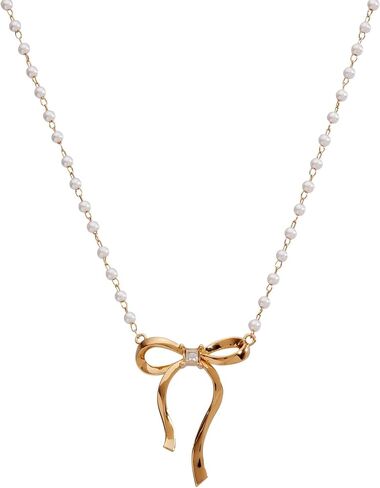 Alex and Ani Pearl Coquette Necklace, Shiny Gold in Saudi Arabia