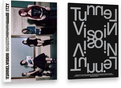 IT'ZY 11th Mini Album TUNNEL VISION Photobook Version P.O.B + Extra Special Photocard (RANDOM) in Saudi Arabia