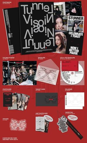 IT'ZY 11th Mini Album TUNNEL VISION Photobook Version P.O.B + Extra Special Photocard (RANDOM) in Saudi Arabia