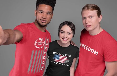 Shark & Hammer Freedom Shirt – Red White and Blue USA Flag Tee, Patriotism American Pride Youth Hooded Sweatshirt in Saudi Arabia