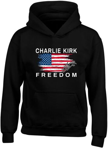 Shark & Hammer Freedom Shirt – Red White and Blue USA Flag Tee, Patriotism American Pride Youth Hooded Sweatshirt in Saudi Arabia