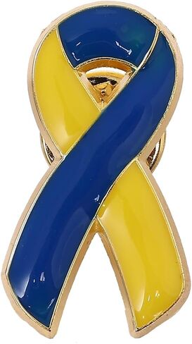 8 قطع أوكرانيا الأزرق والأصفر العلم الوطني اللون المعادن التلبيب المينا الشريط دبوس دبابيس مع مشبك فراشة، طلاء البلاستيك الساطع in Kuwait