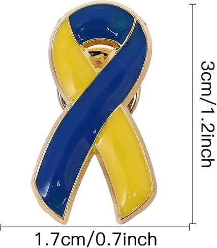 8 قطع أوكرانيا الأزرق والأصفر العلم الوطني اللون المعادن التلبيب المينا الشريط دبوس دبابيس مع مشبك فراشة، طلاء البلاستيك الساطع in Kuwait