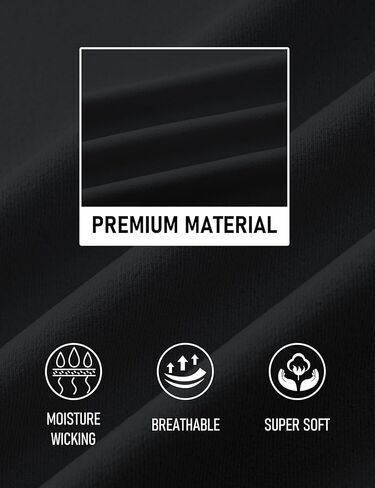 MAGCOMSEN Mens Long Sleeve Tee Shirts Lightweight Moisture Wicking Casual Comfort Crewneck Plain Long Sleeve Shirts in Saudi Arabia