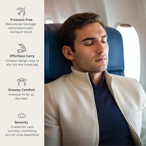 Lumo Ear Plugs for Sleeping - 28dB (SNR) Reusable Silicone Ear Plugs for Noise Reduction with Silk Sleep Mask | Work & Concert Hearing Protection | Customizable & Comfortable Noise Reducing Earplugs in Kuwait