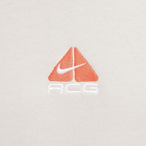 بلوفر صوف بغطاء رأس ACG Therma-FIT من Nike (DH3087-104، بني أوريوود فاتح/قرمزي مفرط/بني أوريوود فاتح) in Saudi Arabia