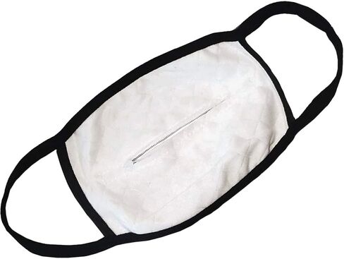Ghoul Teeth Fantasy Horror Anime Cosplay face mask with usable Zipper Metallic in Saudi Arabia