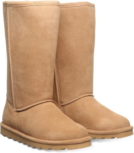 BEARPAW Women's Elle Tall Multiple Colors | Women's Boot Classic Suede | Women's Slip On Boot | Comfortable Winter Boot in Saudi Arabia