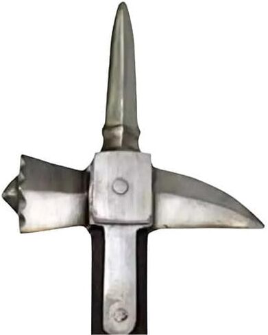 Medieval Warrior Functional Spiked Lucerne War Hammer, Steel Construction, Replica, Historical Weapon in Saudi Arabia
