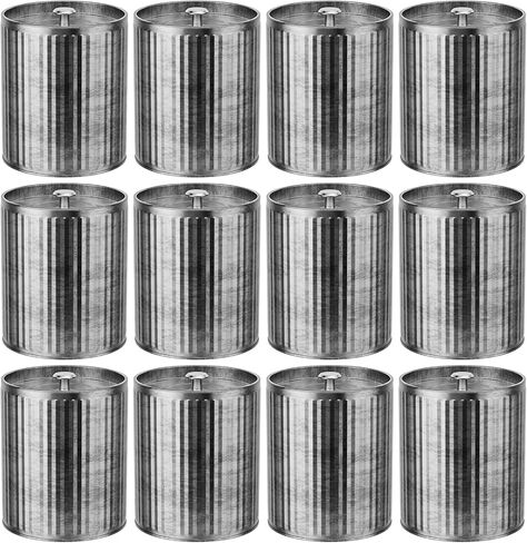 Domivirgo Empty Candle Tins for Candle Making 10 oz 6 Pcs Vintage Style Candle Jars with lid in Saudi Arabia