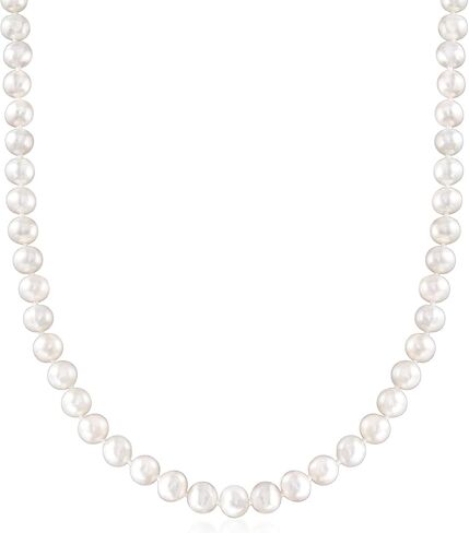 Ross-Simons Cultured Pearl Necklace with Sterling Silver Magnetic Clasp in Saudi Arabia