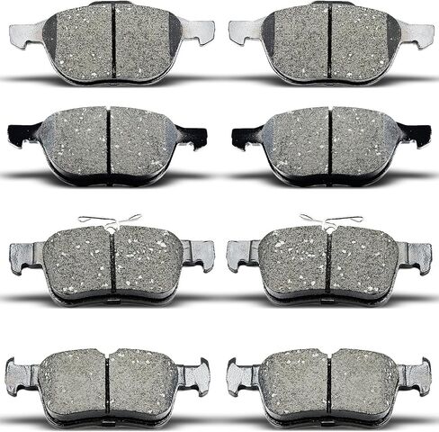 8pcs Front Rear Ceramic Brake Pads Fit For Honda Odyssey 2011 2012 2013 2014 2015 2016 2017, D1281 D1521 in Kuwait