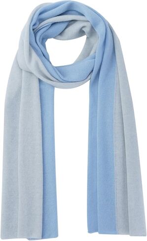 MELUSA 100% Cashmere 2 Tone Scarf, Lightweight Cozy Gift Everyday Scarf in Saudi Arabia
