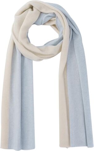 MELUSA 100% Cashmere 2 Tone Scarf, Lightweight Cozy Gift Everyday Scarf in Saudi Arabia