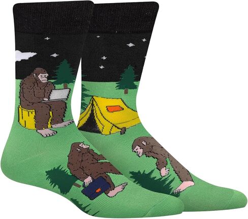 Funny Socks for Men Women - Novelty Gifts Funky Cotton Crazy Crew Socks - Christmas Funny Gifts Stocking Stuffers in Saudi Arabia