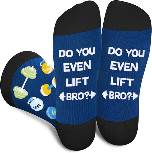 Funny Socks for Men Women - Novelty Gifts Funky Cotton Crazy Crew Socks - Christmas Funny Gifts Stocking Stuffers in Saudi Arabia