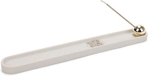 Incense Holder, 9.13" Resin Incense Holder for Sticks,Non-Slip Base, Handmade Incense Burner for Meditation Yoga SPA,Home Office Table Decor in Saudi Arabia