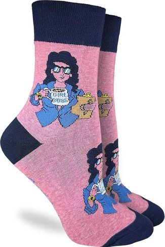 جوارب Good Luck Sock النسائية Sesame Street، جوارب Bedime، للكبار، مقاس الحذاء 5-9 in Kuwait