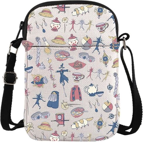 حقيبة كروس من TSOTMO Anime Merch لمحبي الرسوم المتحركة اليابانية هدية شخصية فيلم القلعة (صليب الرسوم المتحركة) in Saudi Arabia