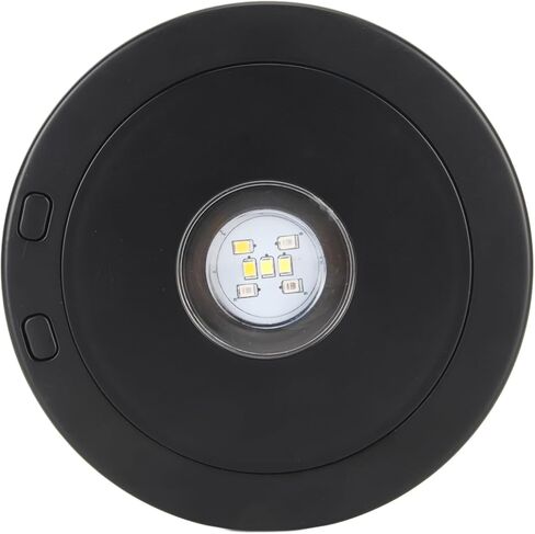 قاعدة عرض دوارة LED، دوران 360 درجة، ضوء LED، بطاريات USB أو AAA، للكريستال والزجاج وعرض المجوهرات in Saudi Arabia