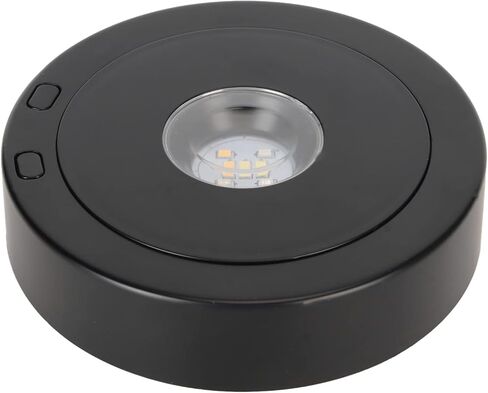 قاعدة عرض دوارة LED، دوران 360 درجة، ضوء LED، بطاريات USB أو AAA، للكريستال والزجاج وعرض المجوهرات in Saudi Arabia