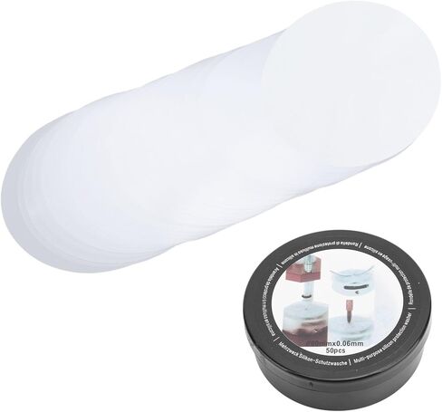 ZJchao 50 Pack Watch Protective Film, Transparent Prevent Scratches Ultra Thin Stretch and Puncture for Watch Maintenance and Protector in Saudi Arabia