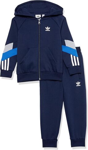 adidas Originals unisex-child Full Zip Hoodie Setathletic tracksuit in Saudi Arabia
