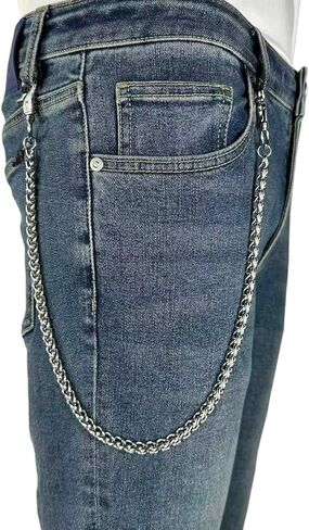KALHE Gothic Wallet Chain for Men Women, Stainless Steel Pants Chain, Unisex Punk Trousers Accessory in Saudi Arabia