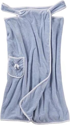 Lightweight Short Robes for Women Soft Body Bath Shower Wrap Robes Fast-Drying With Pockets for Spa Gym Pool Travel in Saudi Arabia