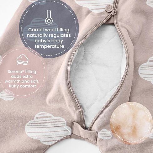 kaiya baby Unisex Toddler Sleep Sack with Feet, 2.5 Tog Baby Winter Sleep Sack Long Sleeve Gifts for Boys & Girls in Saudi Arabia