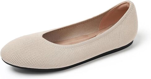 Ballet Flats Shoes for Women, Foldable Knit Women's Flats, Comfortable Shoes for Women Dressy Casual Work Office in Saudi Arabia