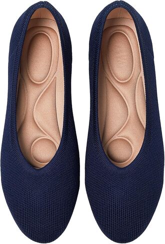 Ballet Flats Shoes for Women, Foldable Knit Women's Flats, Comfortable Shoes for Women Dressy Casual Work Office in Saudi Arabia