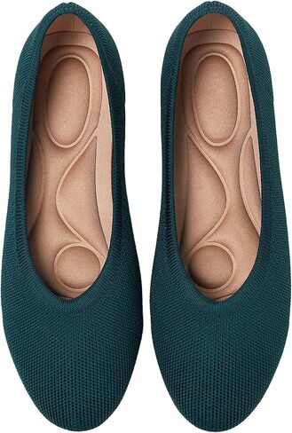 Ballet Flats Shoes for Women, Foldable Knit Women's Flats, Comfortable Shoes for Women Dressy Casual Work Office in Saudi Arabia