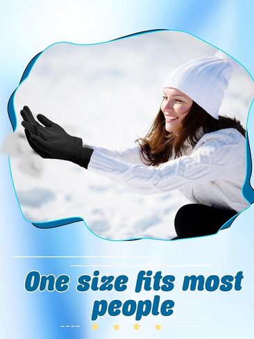 20 Pairs Winter Gloves Thermal Magic Glove Bulk Knit Gloves for Women Men Teens Unisex in Saudi Arabia
